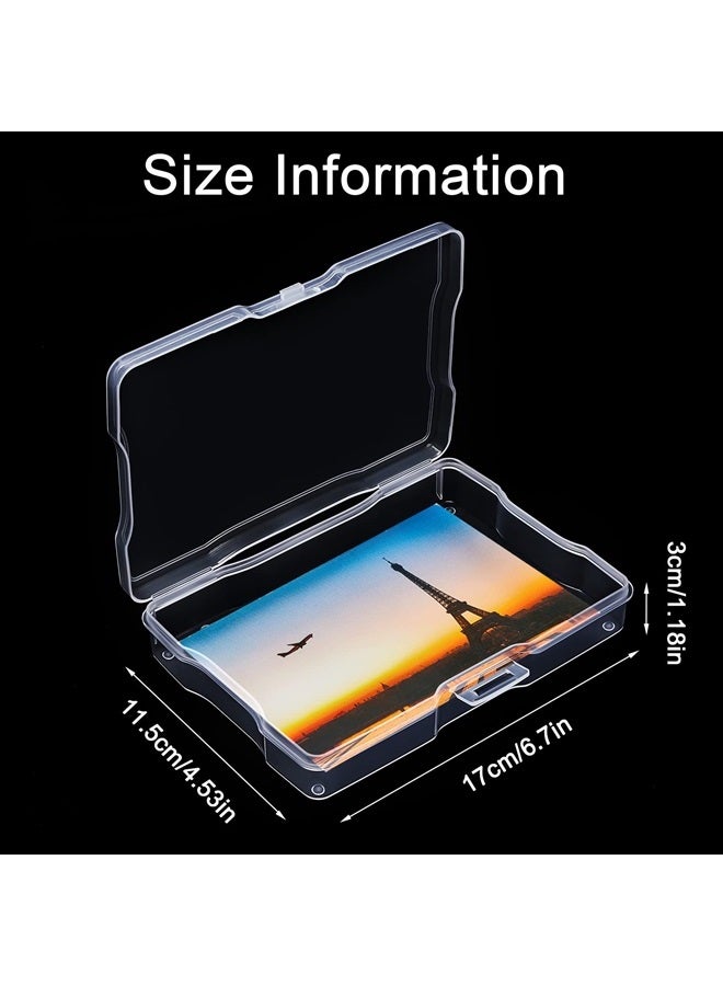 Geelin 30 Pcs Clear Photo Storage Boxes for 4" x 6" Pictures Transparent Photo Case Plastic Photo Organizers and Storage Photo Storage Containers Photo Keeper for Photo Picture Card, 6.7 x 4.7 x 1.2''  - Image 2