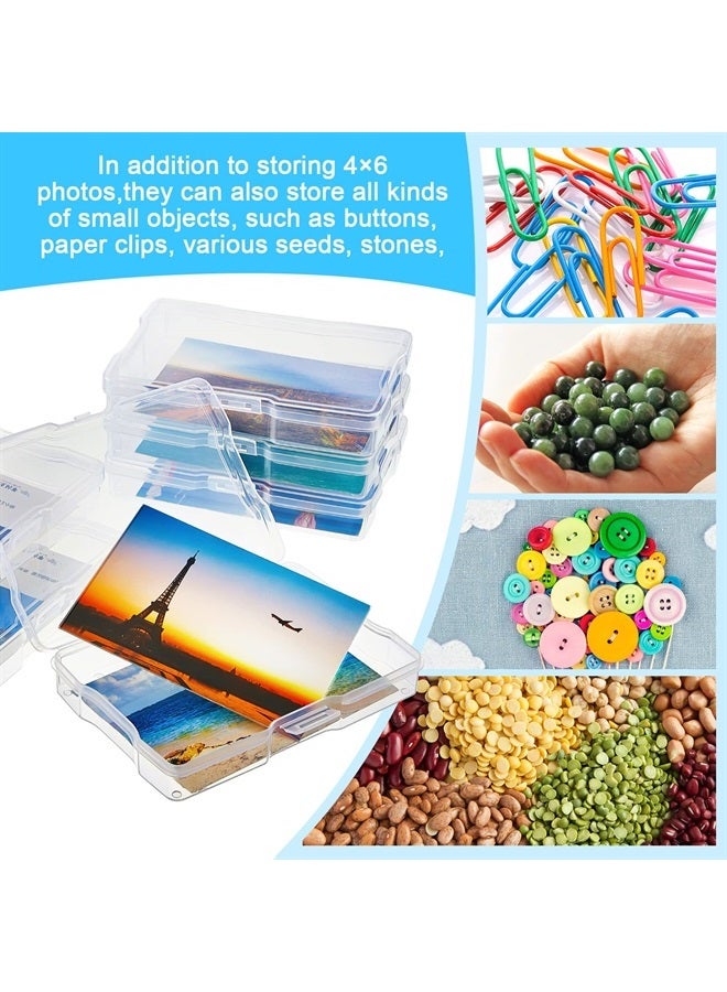 Geelin 30 Pcs Clear Photo Storage Boxes for 4" x 6" Pictures Transparent Photo Case Plastic Photo Organizers and Storage Photo Storage Containers Photo Keeper for Photo Picture Card, 6.7 x 4.7 x 1.2''  - Image 3