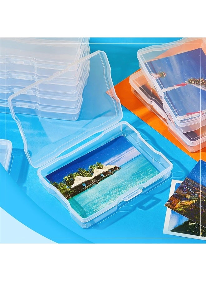 Geelin 30 Pcs Clear Photo Storage Boxes for 4" x 6" Pictures Transparent Photo Case Plastic Photo Organizers and Storage Photo Storage Containers Photo Keeper for Photo Picture Card, 6.7 x 4.7 x 1.2''  - Image 5