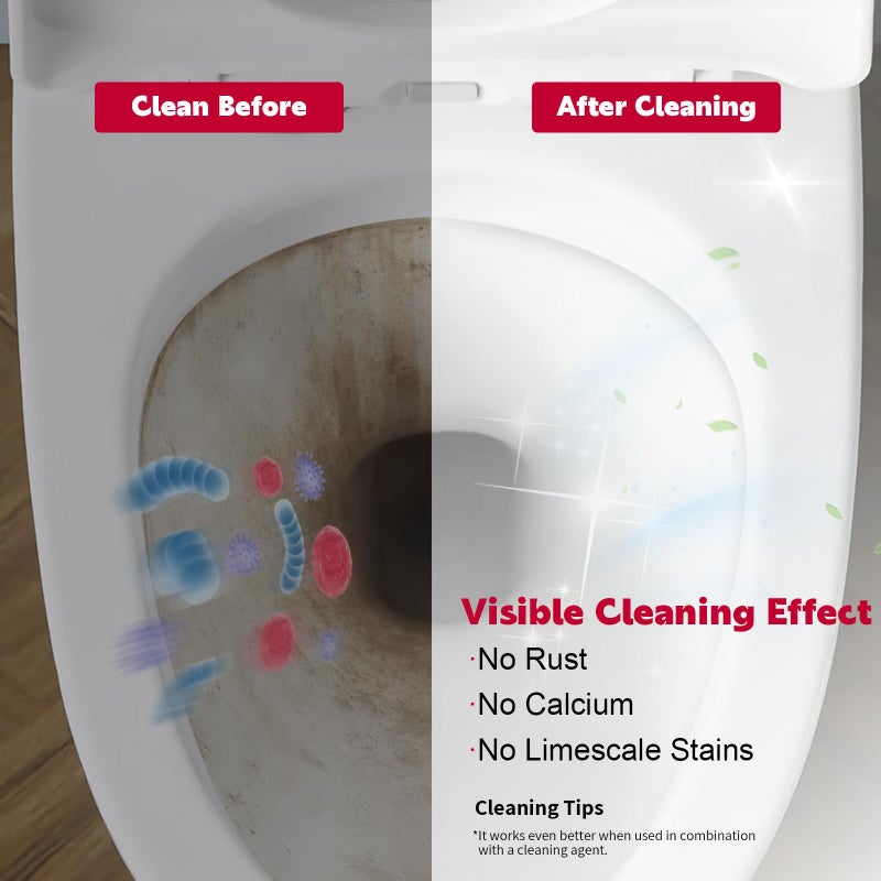 W&E Choice حجر الخفاف من W&E Choice عبوة 4 قطع، حجر خفاف لتنظيف حوض الاستحمام مع مقبض طويل جداً، فرشاة مرحاض لتنظيف المراحيض، أحواض الاستحمام، الشوايات، حمامات السباحة، الأحواض - Image 2