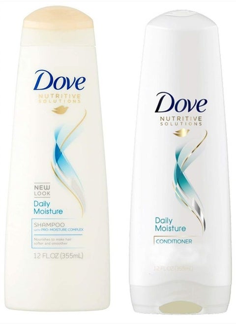 Nutritive Solutions Daily Moisture Shampoo and Conditioner Combo, 12 Ounce
