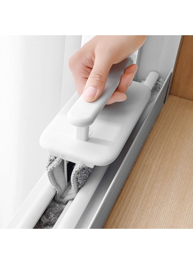 عام **طقم فرش تنظيف قابلة للإزالة للفتحات والنوافذ - مثالي لتنظيف عتبات النوافذ والزوايا الضيقة للأبواب والنوافذ** - Image 1