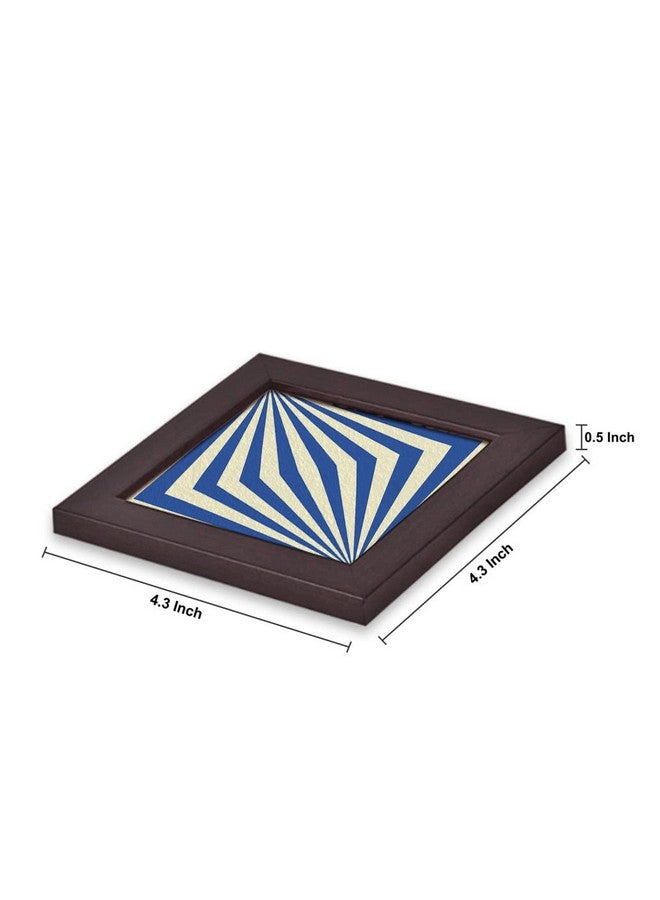 Paper Plane Design Tea Coffee Coaster Set Wooden Decorative Coasters Set. Home and Office Wooden Coasters Design 330 - Image 4