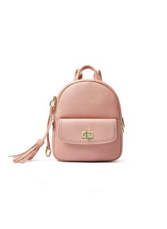 PIERRE LOUES Women's Fashion Backpack Purse PU Leather Shoulder Bag School Bags,Rucksack,Handbag,Fashion Designer Small Travel Bag,Convertible Rucksack Bags,Multifuction Backsack Anti Theft For Women,Pink  - Image 1