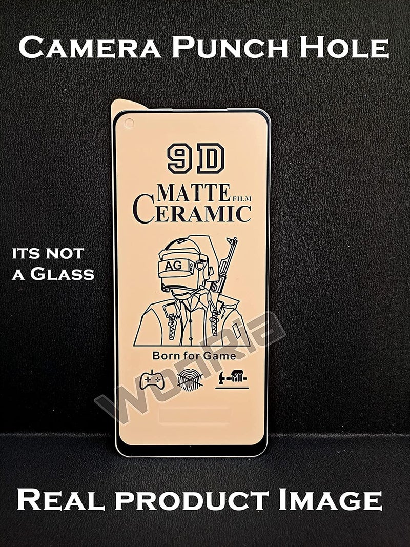 WonRia حماية شاشة مات لــ Realme GT/OnePlus Nord Ce/OnePlus Nord 2 واقي سيراميك غير لامع مرن بالكامل مضاد للبصمات/الخدوش/الوهج/الزيوت مع تغطية من الحافة إلى الحافة - (ليس زجاجًا) - Image 2