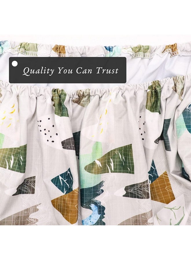 TANOFAR غطاء وسادة تغيير الحفاضات لسرير تغيير الحفاضات للأطفال حديثي الولادة للأولاد ناعم وقابل للتنفس مع تصميم جبلي - Image 4