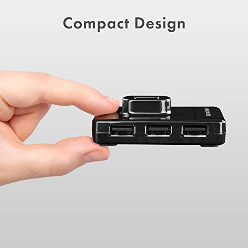 ZEBRONICS Zeb-100HB 4 Ports USB Hub for Laptop, PC Computers, Plug & Play, Backward Compatible - Black - Image 2
