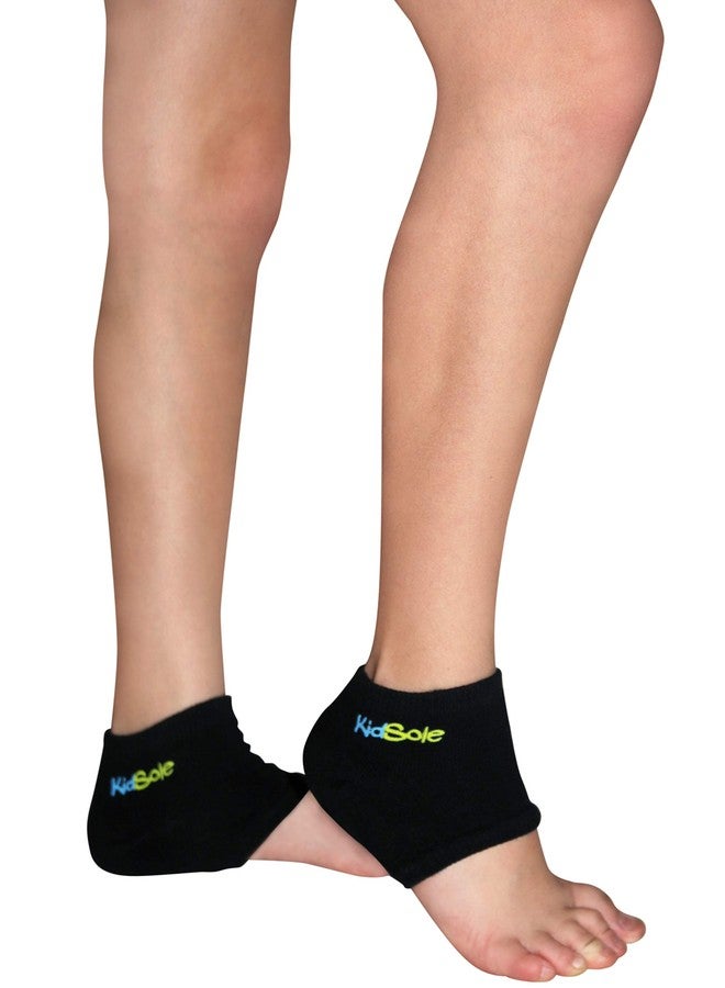 KidSole Gel Heel Strap for Kids with Heel Sensitivity from Severs Disease, Plantar Fasciitis. (Black) (Teenager Sizes 6-8, Black) - Image 4