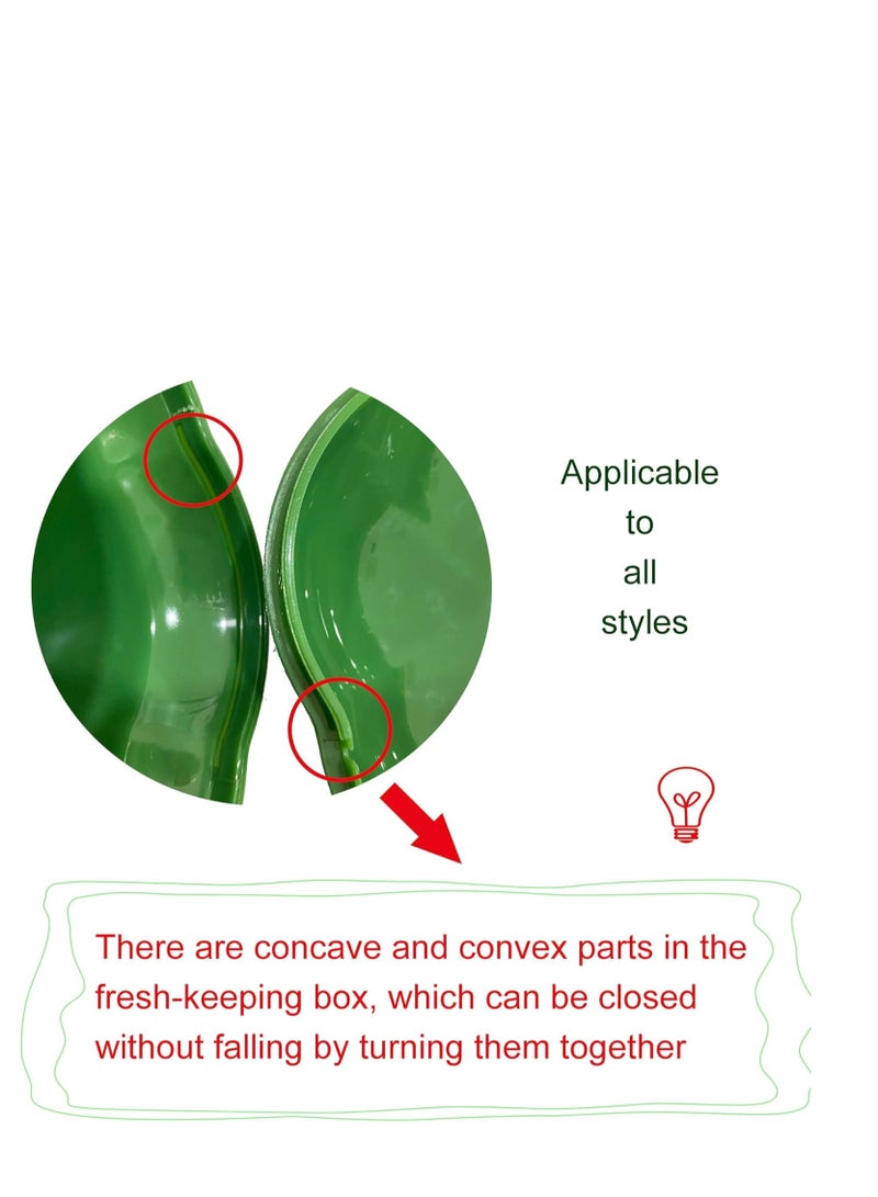 Suntown ٤ قطع حاويات تخزين الطعام على شكل فواكه وخضروات للحفاظ على التخزين في الثلاجة مثل قرنبيط جبن بطاطس - Image 5