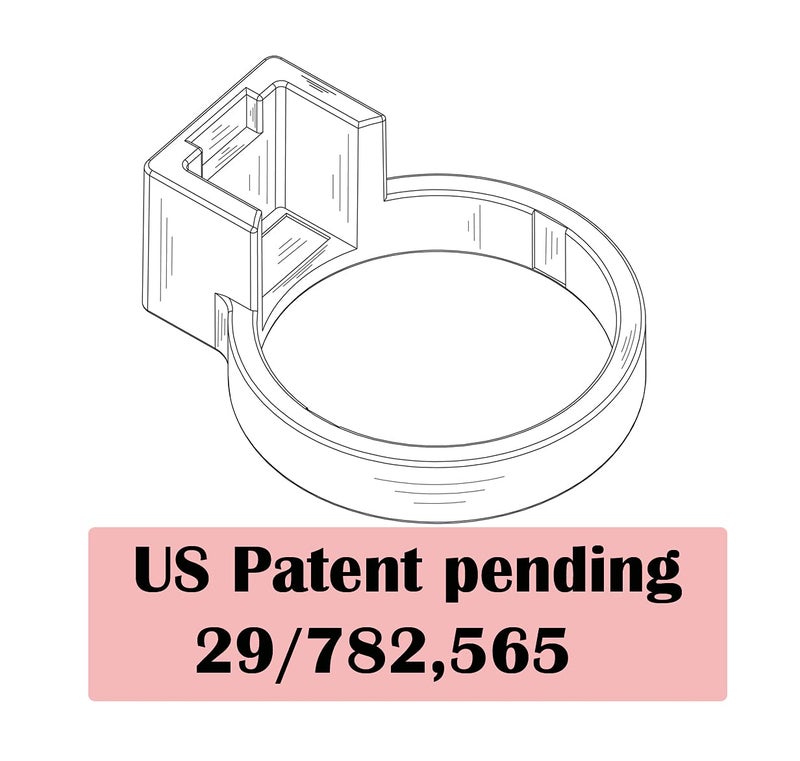 onten Tesla Model 3/Y Charger Lock for J1772 Adapter (Works with Non Flange Adapter, Not Work with Model S/X) (Black)[2PACK] - Image 5