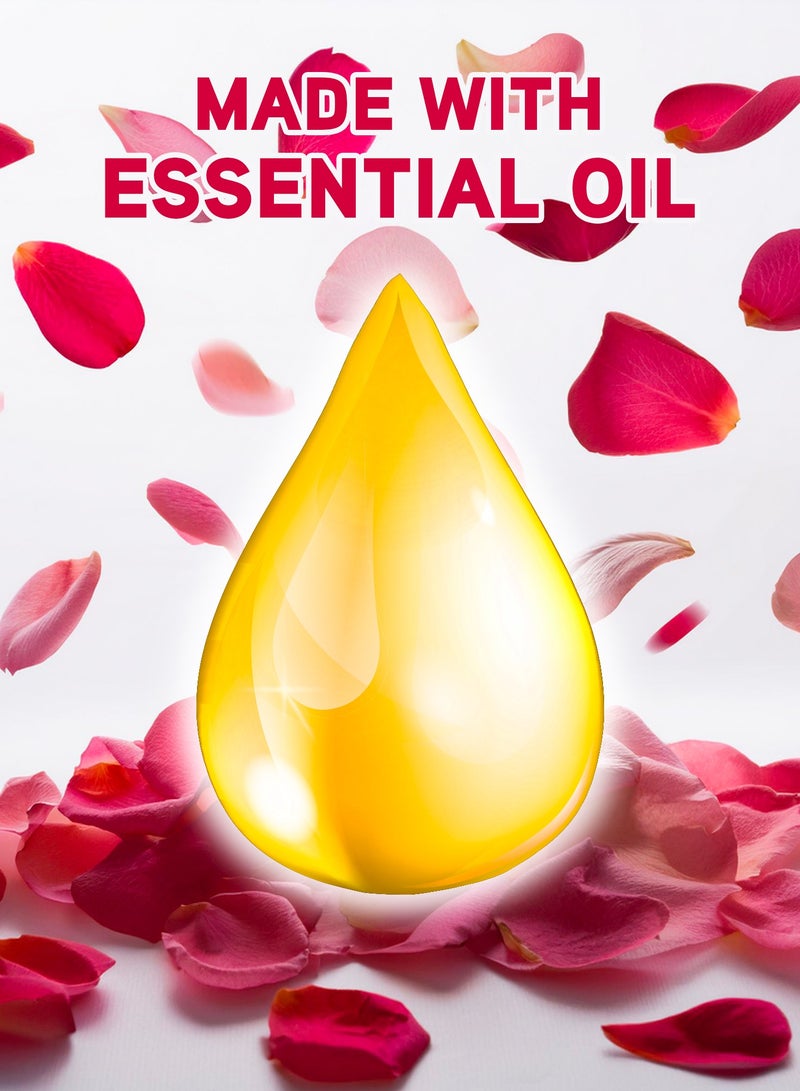 Elegant 6-Pieces Rose & Almond Oil Shower Gel 1 Liter - Image 3