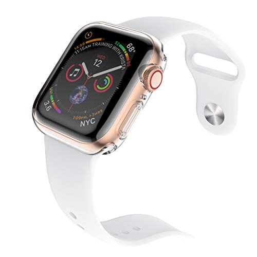 JULK [2-Pack] JULK 40mm Case for Apple Watch New SE 3 (2025) / Series 6 / Series 5 / Series SE/Series 4 Screen Protector, Overall Protective Soft Case TPU HD Ultra-Thin Cover for iWatch, 2 Transparent - Image 2