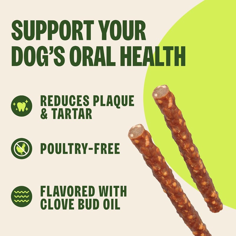 WHIMZEES Natural Grain Free Daily Dental Long Lasting Dog Treats, Veggie Sausage, Small, Bag of 28 - Image 4