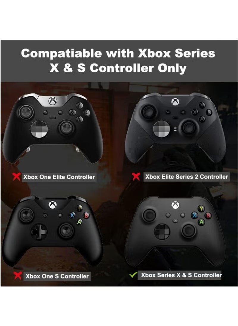 RB LB Bumpers Shoulder Trigger Buttons Top Middle Bracket Controller Replacement for Xbox Series X/S (2 Black) - Image 5