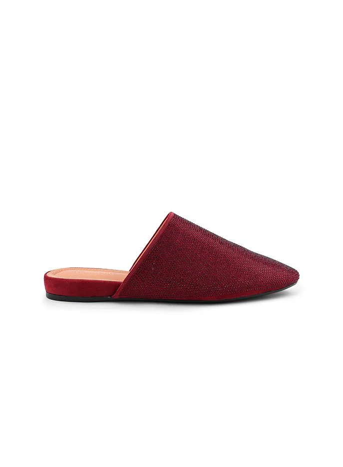 Cuple Cuple Embellished Slip-On Mules
