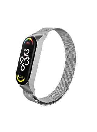 Replacement Strap For Xiaomi Mi Band 7 Milanese Metal Watch Band Silver - pzsku/Z7780DB1E685D32B8B354Z/45/_/1714870527/0494ec15-a733-419d-901a-08e262eb6f22