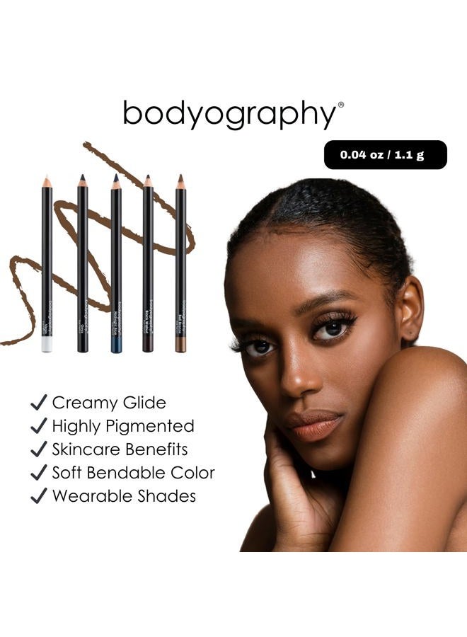 Bodyography Cream Eye Pencil (Onyx): Black Salon Wooden Waterproof Makeup Pencil w/Coconut Oil | Long-Wearing, Cruelty-Free, Gluten-Free, Paraben-Free - Image 4