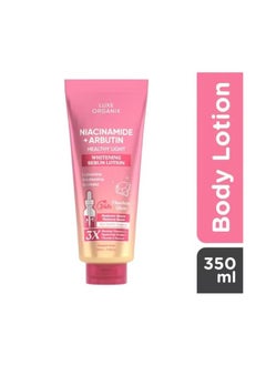 LUXE ORGANIX Niacinamide + Arbutin Whitening Serum Lotion 350ml  - Image 2