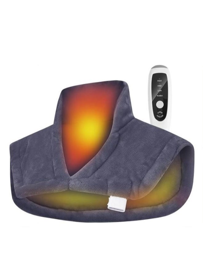 Heating Pad for Neck and Shoulders – Electric Heated Neck Wrap with 9 Heat Settings & 2-Hour Auto-Off - Image 1