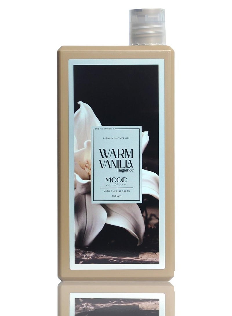 موود وارم فانيلا  غسول الاستحمام 750 مل