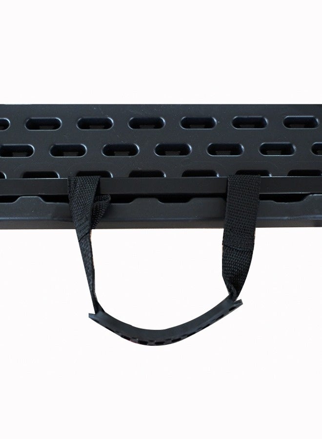 Egg Black Folding Camping Table Portable Picnic Dining Table Lightweight Durable Steel Legs Waterproof Surface Indoor Outdoor BBQ Party Travel - Image 3