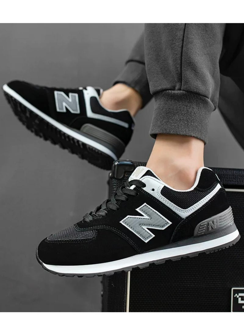 New Balance 574 Low Top Sneakers Grey/Black  - Image 2