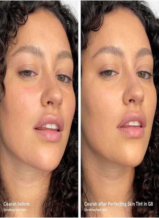Glossier - Glossier Perfecting Skin Tint, G8 - medium neutral - 30ml for Dewy, S heer Coverage - Image 1