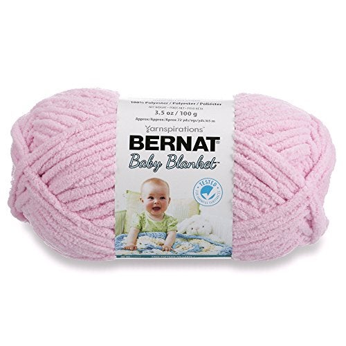 Bernat Baby Blanket Yarn, 3.5 oz, Gauge 6 Super Bulky, Baby Pink - Pack of 2 - Image 4