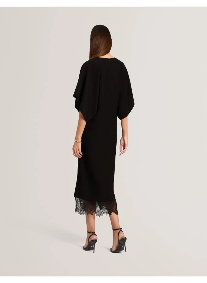 Ted Baker  Batwing With Lace Hem Midi Dress for Women | Best Price UAE