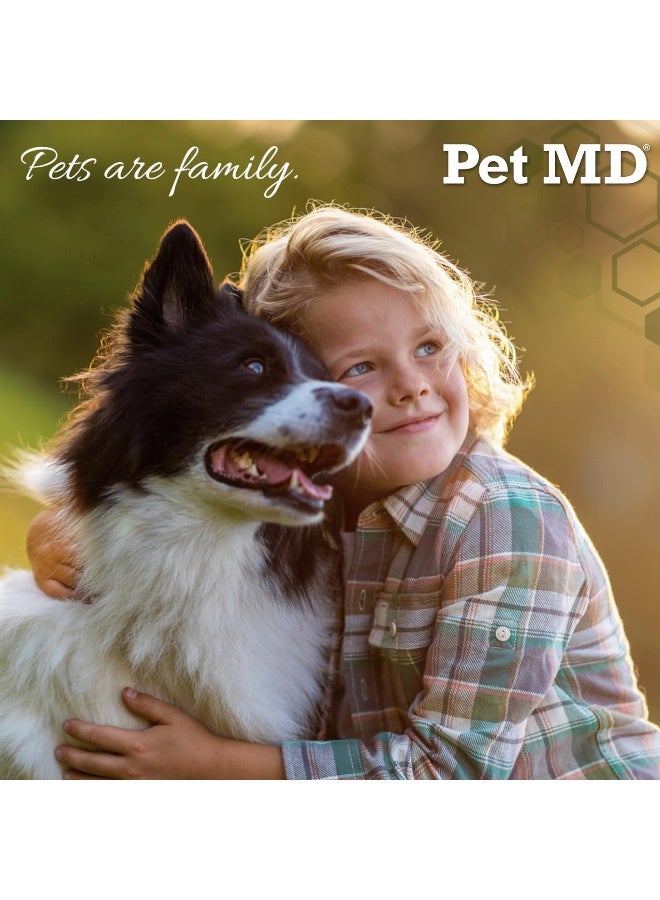 Pet MD مناديل بيت إم دي كلورهيكسيدين XL للكلاب والقطط - Image 2