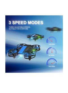 Generic Mini Drone for Kids and Beginners-Remote Control Quadcopter Indoor Helicopter Plane with 3D Flip, Auto Hovering, Headless Mode, 3 Batteries, Best Gift Toy for Boys & Girls  - Image 5