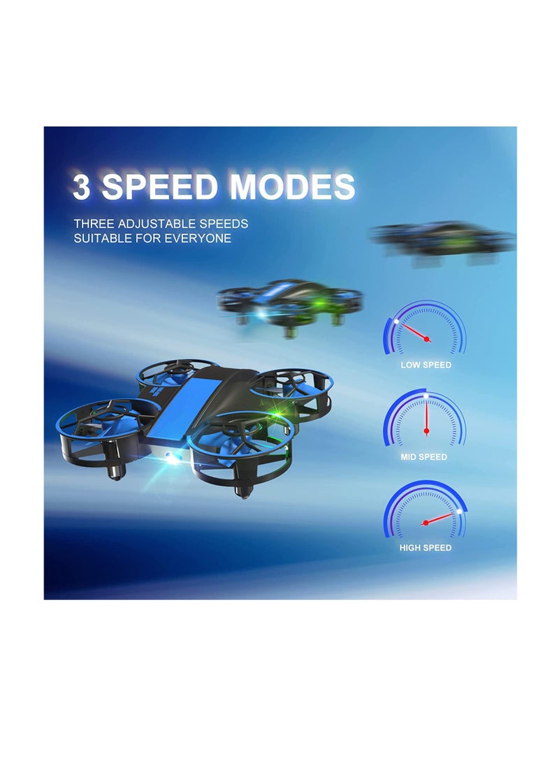 Generic Mini Drone for Kids and Beginners-Remote Control Quadcopter Indoor Helicopter Plane with 3D Flip, Auto Hovering, Headless Mode, 3 Batteries, Best Gift Toy for Boys & Girls  - Image 5