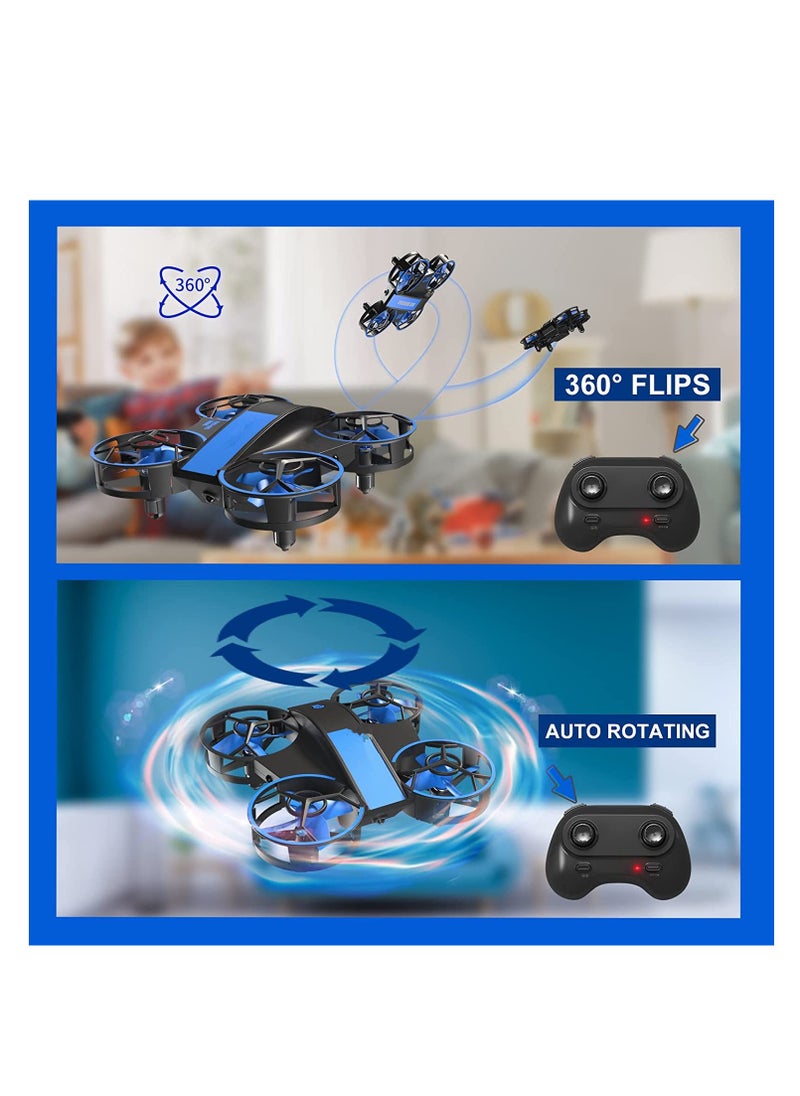 Generic Mini Drone for Kids and Beginners-Remote Control Quadcopter Indoor Helicopter Plane with 3D Flip, Auto Hovering, Headless Mode, 3 Batteries, Best Gift Toy for Boys & Girls  - Image 4