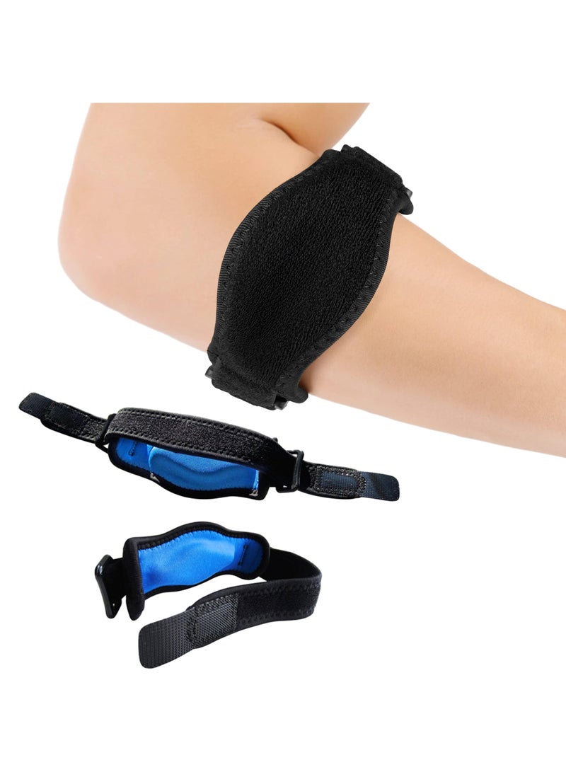 Sweet seven Adjustable Elbow Brace 2-Pack for Tendonitis - Golf and Tennis Elbow Relief for Men and Women - Image 1