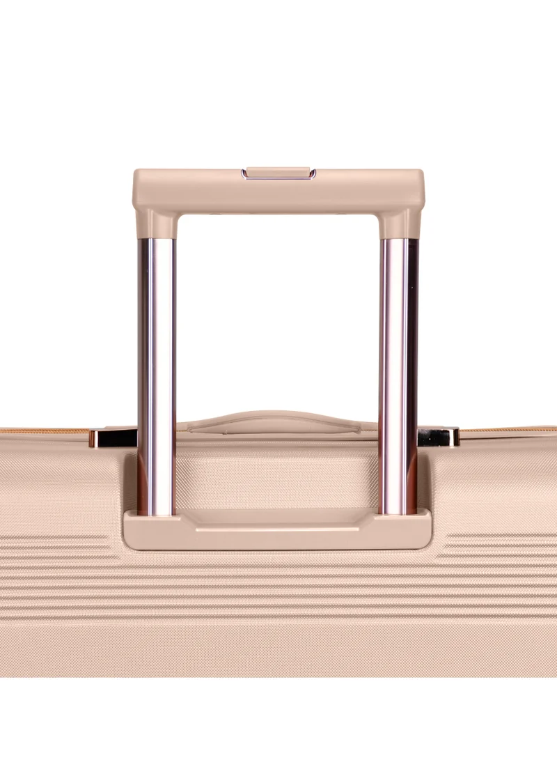 سيناتور Hard Case Luggage Trolley For Unisex ABS Lightweight Travel Bag 4 Double Wheeled Suitcase With Built In TSA Type Lock A5125 Milk Pink