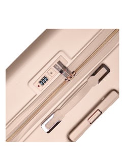 SENATOR Hard Case Luggage Trolley For Unisex ABS Lightweight Travel Bag 4 Double Wheeled Suitcase With Built In TSA Type Lock A5125 Milk Pink  - Image 4