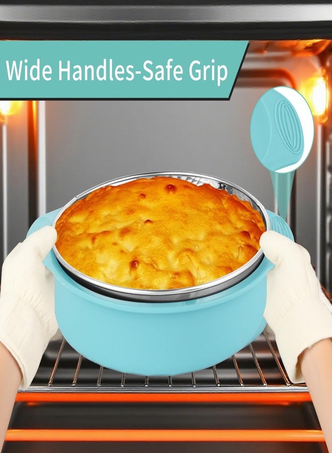 Spmarkt 10 Inch Round Silicone Cheesecake Pan Protector - Leakproof Springform Pan Protector for Water Bath Baking, BPA Free Food Grade Silicone, Fits 10” Springform Cake Pans - Image 4