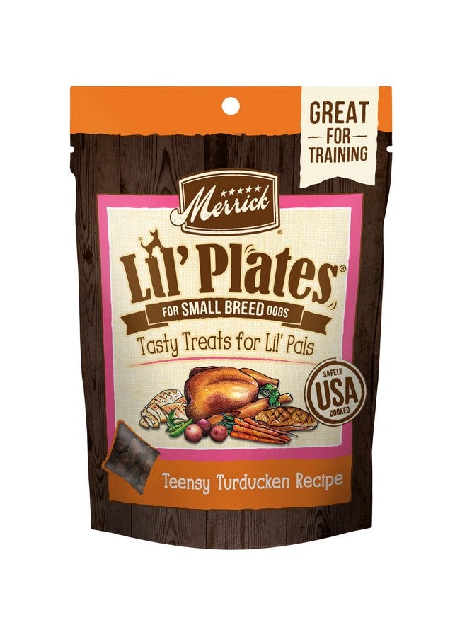 ميريك مكافآت ميريك ليل بلايتس الخالية من الحبوب للكلاب الصغيرة، مكافآت تدريب طبيعية للكلاب الصغيرة، تيردان صغير - كيس 147 غرام - Image 1