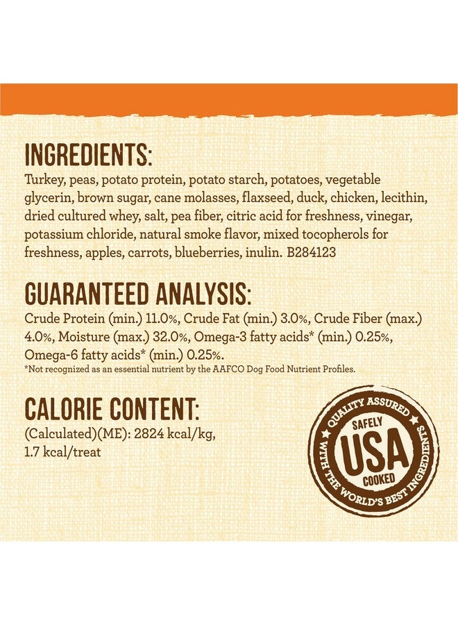 ميريك مكافآت ميريك ليل بلايتس الخالية من الحبوب للكلاب الصغيرة، مكافآت تدريب طبيعية للكلاب الصغيرة، تيردان صغير - كيس 147 غرام - Image 5