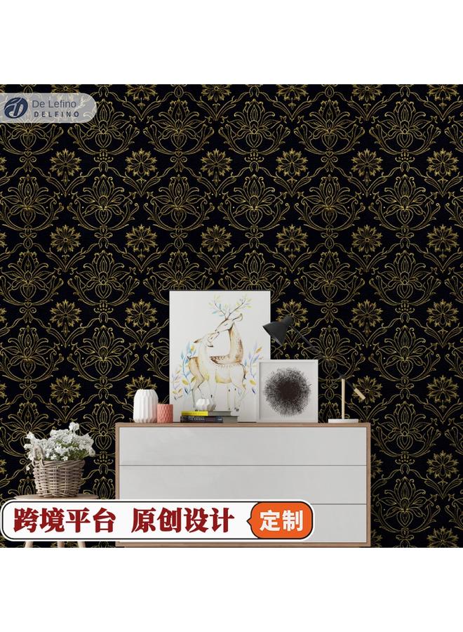 Bluejw European-style Wallpaper Bedroom Self-adhesive Warm Stickers Ins Atmosphere Room Wallpaper Self-adhesive Wall Papers - Image 2