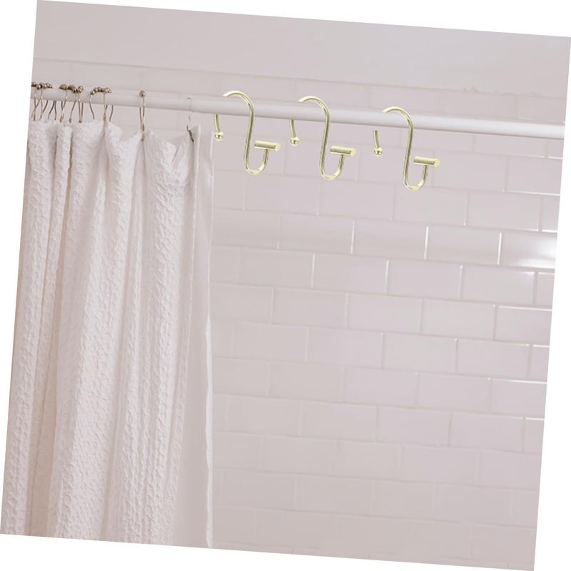 24 Pack Shower Curtain Hooks Lightweight For Easy Sliding - Image 4