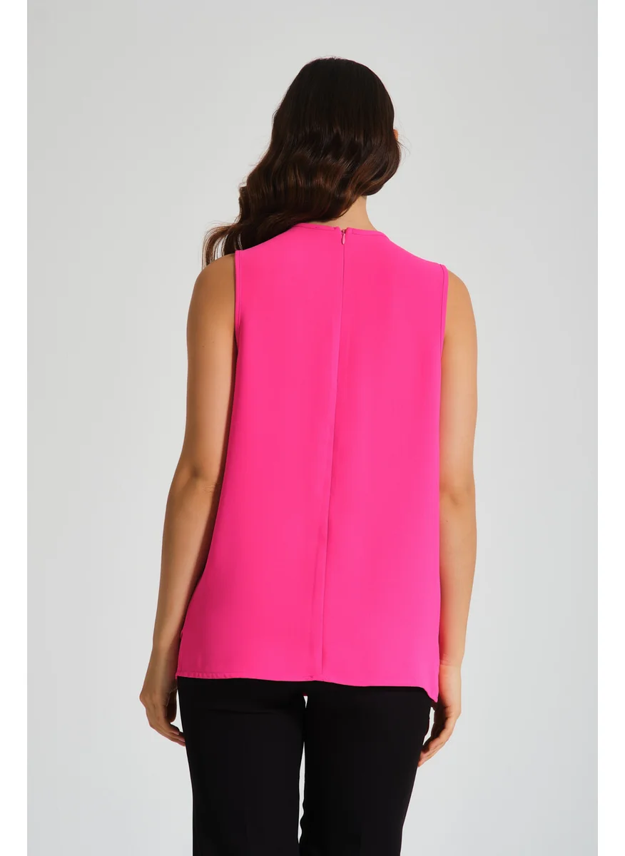 MIZALLE SLEEVELESS BLOUSE