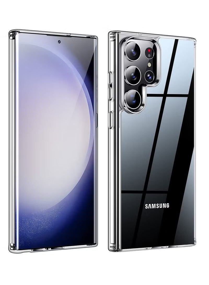 JAJEEK Samsung Galaxy S23 Ultra Case Crystal Clear Anti Yellowing Military Grade Drop Proof Slim Fit Soft TPU Protective Cover - Image 1