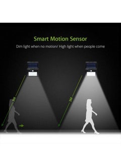 ANYM ANYM Solar Powered Cordless Garden 16 LED Lights Motion Sensor Light for Path and Security Waterproof Pack of 2  - Image 4