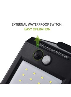 ANYM ANYM Solar Powered Cordless Garden 16 LED Lights Motion Sensor Light for Path and Security Waterproof Pack of 2  - Image 3