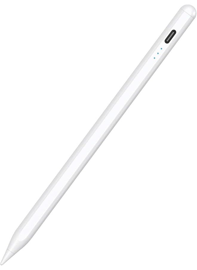 erorex Stylus Pen For Ipad 9Th And 10Th Gen Pencil 2Nd Generation 2X Fast Charge Pen For Ipad 2018 2023 Ipad Pencil For Ipad Pro 11 12.9 3 4 5 Gen Ipad Mini 5 6 Ipad 6 7 8 Ipad Air 3 4 5 White  - Image 1