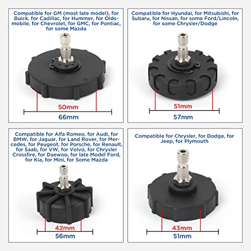 CMTOOL Brake Master Cylinder Bleeder Kit, 12PCS Brake Bleeder Adapter Set with Japanese Quick Connector, Compatible for Benz, Compatible for BMW, Compatible for Ford, Compatible for Tesla - Image 4