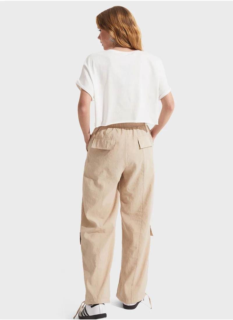 جون High Waist Pants