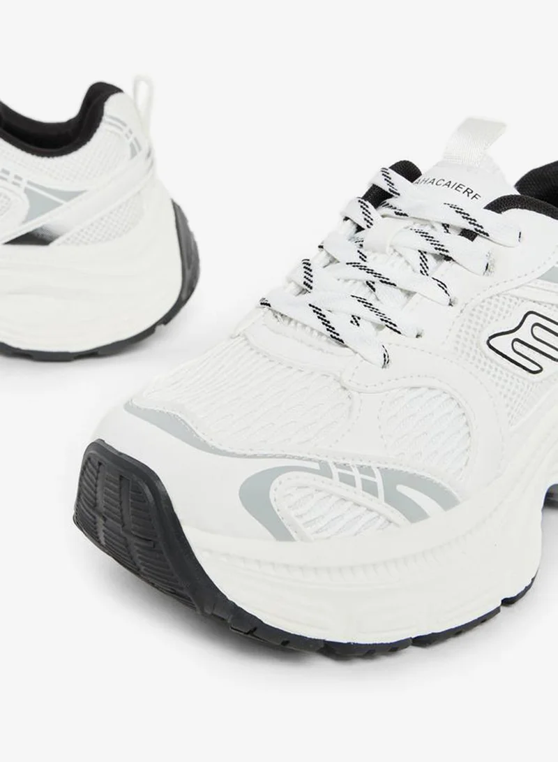 ستايلي اكتيف حذاء سنيكرز شانكي بتفاصيل شبكية