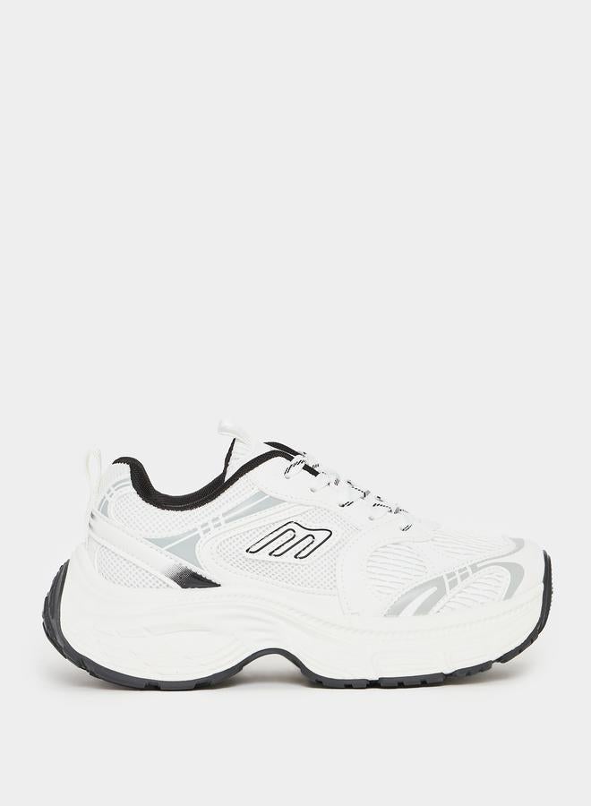 Chunky Mesh Web Design Sneakers